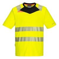 Portwest DX4 Hi-Vis Short Sleeved T-Shirt (Ye...