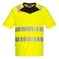 Portwest DX4 Hi-Vis Short Sleeved T-Shirt  (Y...