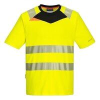 Portwest DX4 Hi-Vis Short Sleeved T-Shirt  (Y...