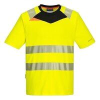 Portwest DX4 Hi-Vis Short Sleeved T-Shirt  (Y...