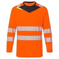 Portwest DX4 Hi-Vis T-Shirt L/S (Orange/Black...