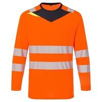 Portwest DX4 Hi-Vis T-Shirt L/S (Orange/Black...