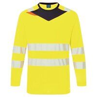 Portwest DX4 Hi-Vis T-Shirt L/S (Yellow/Black...