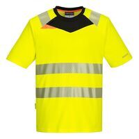 Portwest DX4 Hi-Vis T-Shirt S/S (Yellow/Black...