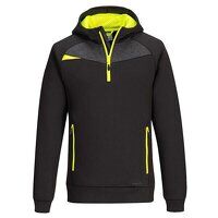 Portwest DX4 Quarter Zip Hoodie (Black / S / ...