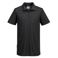 Portwest DX4 Short Sleeved Polo Shirt (All Black / XXXL / R)