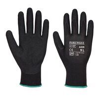 Portwest Dermi-Grip NPR15 Nitrile Sandy Glove (Black / S / R)