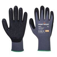 Portwest DermiFlex Plus Glove (Grey/Black / M / R)