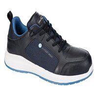 Portwest Eco Composite Trainers S3S SR (Black/Blue / 39 / Regular Fit)