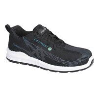 Portwest Eco Fly Composite Trainers S1PS SR FO (Black/Blue / 43 / Regular Fit)