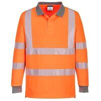 Portwest Eco Hi-Vis Long Sleeved Polo Shirt (...