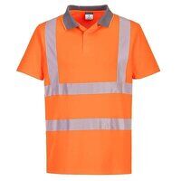 Portwest Eco Hi-Vis Short Sleeved Polo Shirt ...