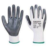 Portwest Flexo Grip Nitrile Glove (Grey/White...