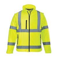 Portwest Hi-Vis 2-in-1 3 Layer Softshell Jack...