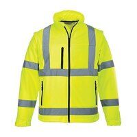 Portwest Hi-Vis 2-in-1 3 Layer Softshell Jack...
