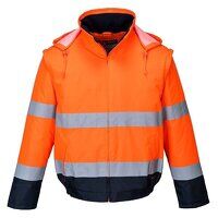 Portwest Hi-Vis 2-in-1 Contrast Essential Lit...