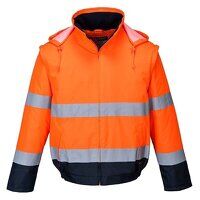 Portwest Hi-Vis 2-in-1 Contrast Essential Lit...
