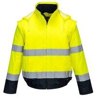 Portwest Hi-Vis 2-in-1 Contrast Essential Lit...