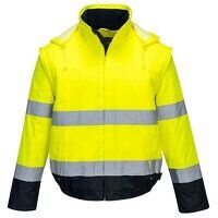 Portwest Hi-Vis 2-in-1 Contrast Essential Lit...