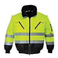 Portwest Hi-Vis 3-in-1 Contrast Pilot Jacket ...