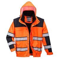 Portwest Hi-Vis 3-in-1 Contrast Winter Bomber...