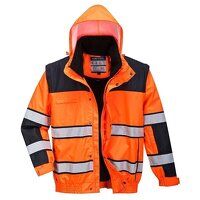 Portwest Hi-Vis 3-in-1 Contrast Winter Bomber...