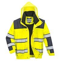 Portwest Hi-Vis 3-in-1 Contrast Winter Bomber...