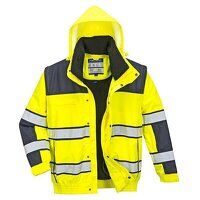 Portwest Hi-Vis 3-in-1 Contrast Winter Bomber...