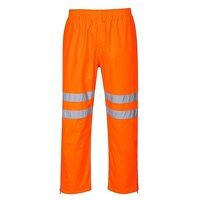 Portwest Hi-Vis Breathable Rain Trousers (Ora...