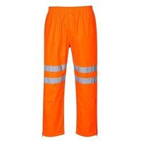 Portwest Hi-Vis Breathable Rain Trousers (Ora...