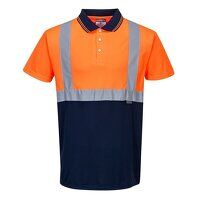 Portwest Hi-Vis Contrast Short Sleeved Polo S...