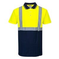 Portwest Hi-Vis Contrast Short Sleeved Polo S...