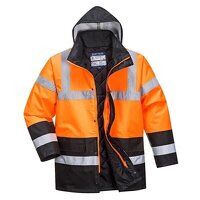 Portwest Hi-Vis Contrast Winter Traffic Jacke...