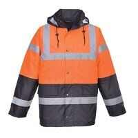 Portwest Hi-Vis Contrast Winter Traffic Jacke...