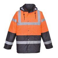 Portwest Hi-Vis Contrast Winter Traffic Jacke...