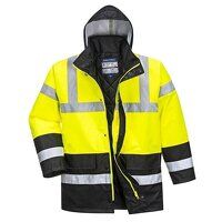 Portwest Hi-Vis Contrast Winter Traffic Jacke...