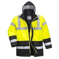 Portwest Hi-Vis Contrast Winter Traffic Jacke...