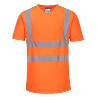 Portwest Hi-Vis Cotton Comfort Mesh Insert Sh...