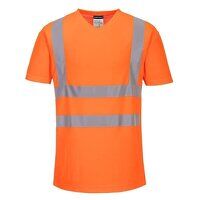 Portwest Hi-Vis Cotton Comfort Mesh Insert Sh...