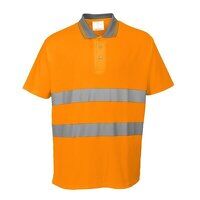 Portwest Hi-Vis Cotton Comfort Short Sleeved ...