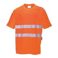 Portwest Hi-Vis Cotton Comfort Short Sleeved ...