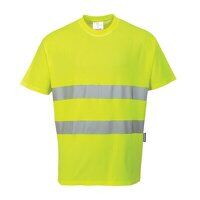 Portwest Hi-Vis Cotton Comfort Short Sleeved ...