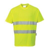 Portwest Hi-Vis Cotton Comfort Short Sleeved ...