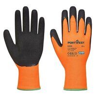 Portwest Hi-Vis Grip Glove - Latex (Orange/Bl...
