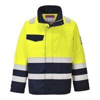 Portwest Hi-Vis Modaflame Jacket (Yellow/Navy...