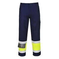 Portwest Hi-Vis Modaflame Trousers (Yellow/Na...
