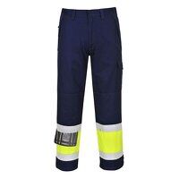 Portwest Hi-Vis Modaflame Trousers (Yellow/Na...
