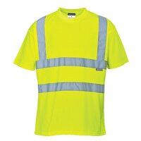 Portwest Hi-Vis Short Sleeved T-Shirt  (Yello...