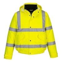 Portwest Hi-Vis Winter Bomber Jacket (Yellow ...
