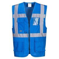 Portwest Iona Executive Vest (Royal Blue / M ...